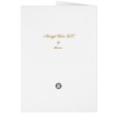 ウェールズの村のグリーティングカード (裏面)