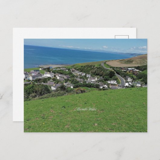 ウェールズの村アバース ポストカード (正面/裏面)