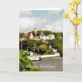 ウェールズの村 カード (黄色い花)