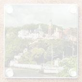 ウェールズの村 ガラスコースター (裏面)