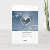 ウェールズの海岸の日没 カード (裏面)