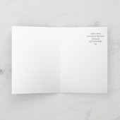 ウェールズの海岸の日没 カード (内部)