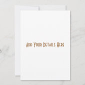 ウェールズの湖 招待状 (裏面)