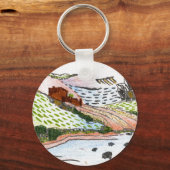 ウェールズの田舎 キーホルダー (正面)