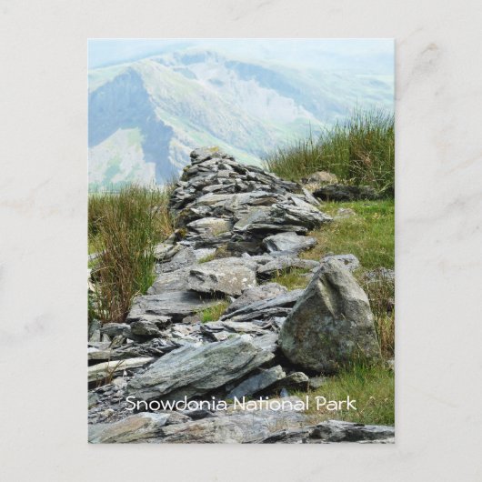 ウェールズの眺め ポストカード (正面)