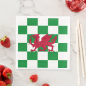 ウェールズの神秘的な赤いケルトのドラゴン旗 (インサイチュ)