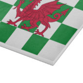 ウェールズの神秘的な赤いケルトのドラゴン旗 カッティングボード (角)