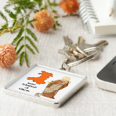 ウェールズの聖ウィニフレッド (P 002) キーホルダー (側面)