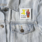 ウェールズの聖ダビデ (P 001) の概要地図付き 缶バッジ (インサイチュ)