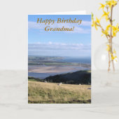 ウェールズの見解 カード (黄色い花)