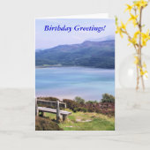 ウェールズの見解 カード (黄色い花)