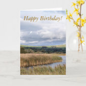 ウェールズの見解 カード (黄色い花)