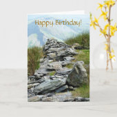 ウェールズの見解 カード (黄色い花)