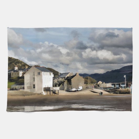 ウェールズの見解 キッチンタオル (横)