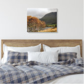 ウェールズの見解 キャンバスプリント (インサイチュ (寝室))