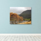 ウェールズの見解 キャンバスプリント (インサイチュ (ウッドフロア))