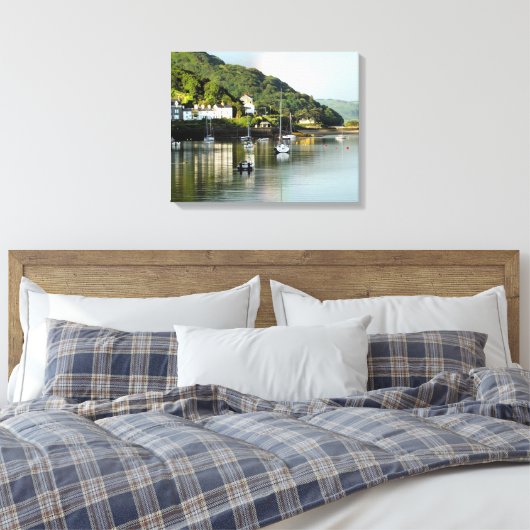 ウェールズの見解 キャンバスプリント (インサイチュ (寝室))