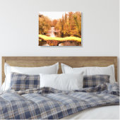 ウェールズの見解 キャンバスプリント (インサイチュ (寝室))