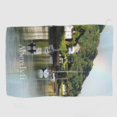 ウェールズの見解 ゴルフタオル (横)