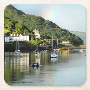 ウェールズの見解 スクエアペーパーコースター