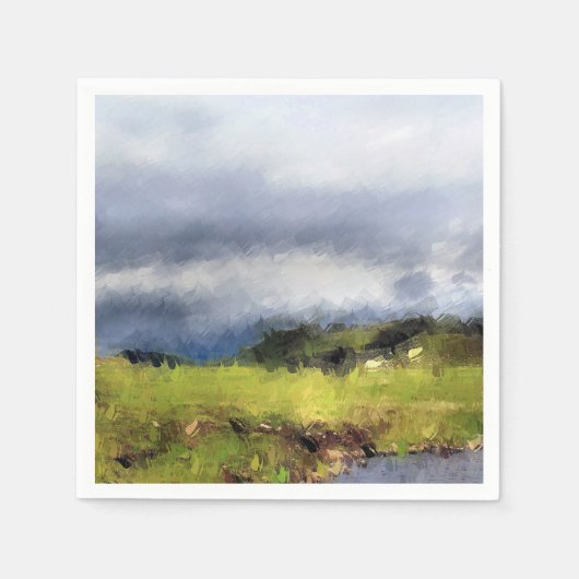 ウェールズの見解 スタンダードカクテルナプキン (正面)