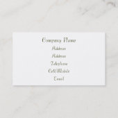 ウェールズの見解 名刺 (裏面)