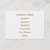 ウェールズの見解 名刺 (裏面)