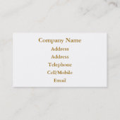 ウェールズの見解 名刺 (裏面)