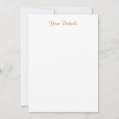 ウェールズの見解 招待状 (裏面)