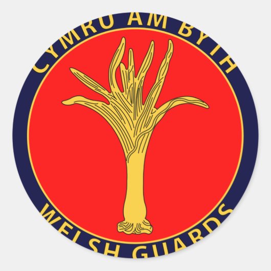 ウェールズの警備員 ラウンドシール (正面)