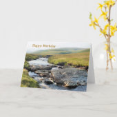 ウェールズの風景 カード (黄色い花)