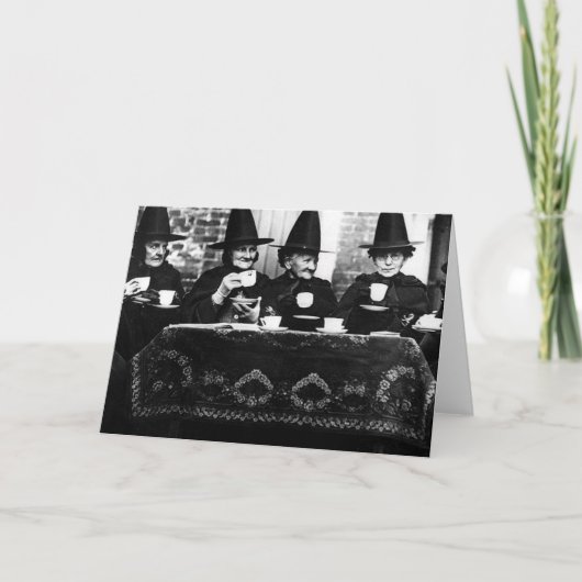 ウェールズの魔女 – 紅茶パーティーヴィンテージ カード (正面)