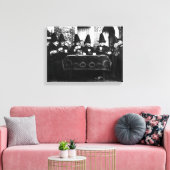 ウェールズの魔女 – 紅茶パーティーヴィンテージ キャンバスプリント (インサイチュ (リビング))