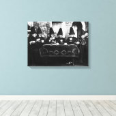 ウェールズの魔女 – 紅茶パーティーヴィンテージ キャンバスプリント (インサイチュ (ウッドフロア))