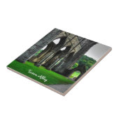 ウェールズのCistercian修道院、古代Tintern Abbey タイル (側面)