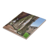 ウェールズのCistercian修道院、古代Tintern Abbey タイル (側面)