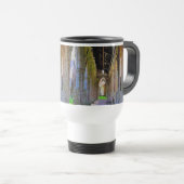 ウェールズのCistercian修道院、古代Tintern Abbey トラベルマグ (正面右)