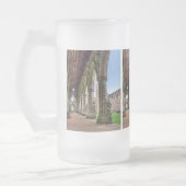 ウェールズのCistercian修道院、古代Tintern Abbey フロストグラスビールジョッキ (左)