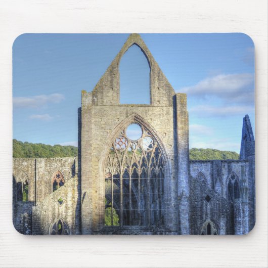 ウェールズのCistercian修道院、古代Tintern Abbey マウスパッド (正面)