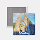 ウェールズのCistercian修道院、古代Tintern Abbey マグネット (正面/裏面)