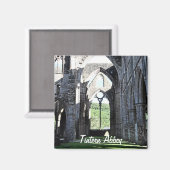 ウェールズのCistercian修道院、古代Tintern Abbey マグネット (正面/裏面)