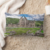 ウェールズのCistercian修道院、古代Tintern Abbey ランバークッション (ブランケット)