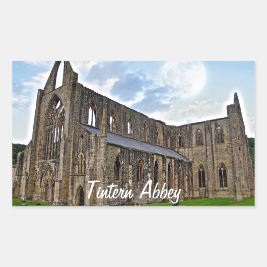 ウェールズのCistercian修道院、古代Tintern Abbey 長方形シール (正面)