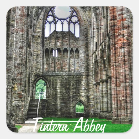 ウェールズのCistercian修道院、Tintern Abbey スクエアシール (正面)
