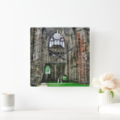 ウェールズのCistercian修道院、Tintern Abbey スクエア壁時計 (ホーム)