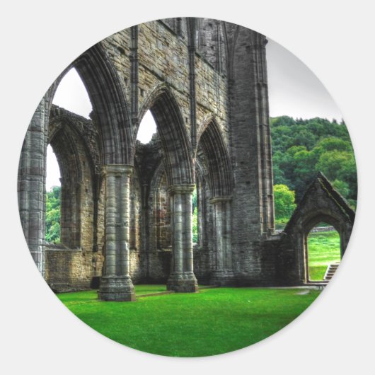 ウェールズのCistercian修道院、Tintern Abbey ラウンドシール (正面)