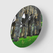 ウェールズのCistercian修道院、Tintern Abbey ラウンド壁時計 (傾斜)