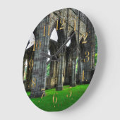 ウェールズのCistercian修道院、Tintern Abbey ラージ壁時計 (傾斜)