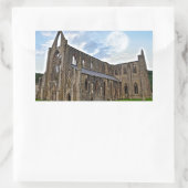 ウェールズのCistercian修道院、Tintern Abbey 長方形シール (バッグ)