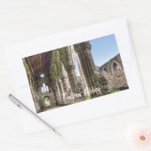 ウェールズのCistercian修道院、Tintern Abbey 長方形シール (封筒)